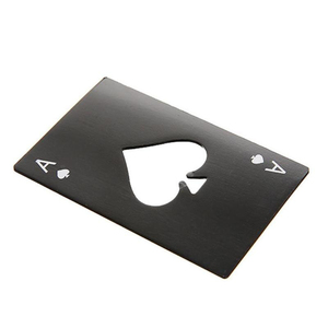 Ace of Spades Bottle Opener - Black